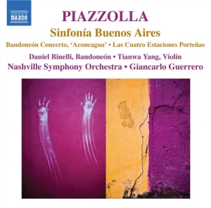Piazzolla - Sinfonia Buenos Aires in der Gruppe Externt_Lager / Naxoslager bei Bengans Skivbutik AB (623679)