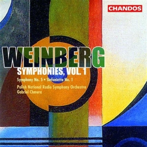 Weinberg - Symphonies Vol.1 in der Gruppe Externt_Lager / Naxoslager bei Bengans Skivbutik AB (624593)