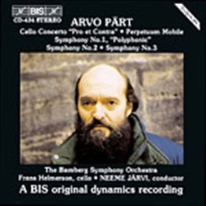 Pärt Arvo - Symphony 1-3 Cello Concert in der Gruppe CD bei Bengans Skivbutik AB (625401)