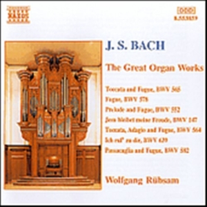 Bach Johann Sebastian - Great Organ Works in der Gruppe Externt_Lager / Naxoslager bei Bengans Skivbutik AB (626432)
