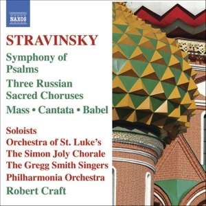 Stravinsky - Symphony Of Psalm in der Gruppe Externt_Lager / Naxoslager bei Bengans Skivbutik AB (627880)