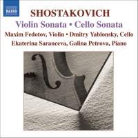 Shostakovich - Cello And Violin Sonatas in der Gruppe Externt_Lager / Naxoslager bei Bengans Skivbutik AB (627881)