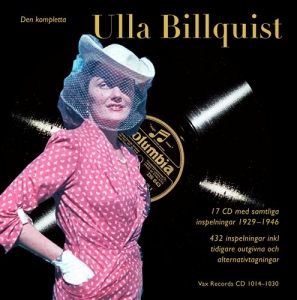 Billquist Ulla - Den Kompletta in der Gruppe CD / Dansband-Schlager bei Bengans Skivbutik AB (629005)