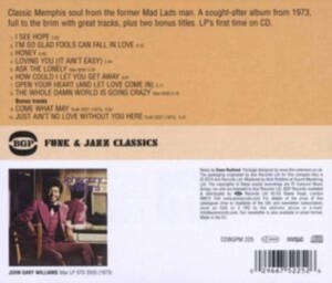 Williams John Gary - John Gary Williams in der Gruppe CD / Pop-Rock bei Bengans Skivbutik AB (629167)