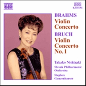 Brahms/Bruch - Violin Concertos in der Gruppe Externt_Lager / Naxoslager bei Bengans Skivbutik AB (629370)