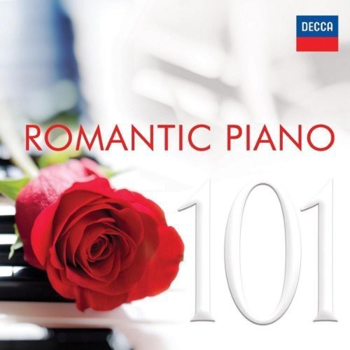 Blandade Artister - 101 Romantic Piano Music - 6Cd in der Gruppe CD / Klassiskt bei Bengans Skivbutik AB (629747)