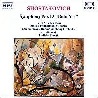 Shostakovich Dmitry - Symphony 13 in der Gruppe CD bei Bengans Skivbutik AB (630444)
