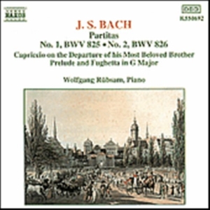 Bach Johann Sebastian - Partitas 1 & 2 in der Gruppe CD bei Bengans Skivbutik AB (630660)