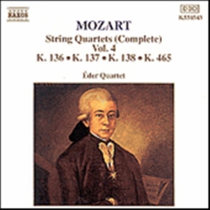 Mozart Wolfgang Amadeus - String Quartets Vol 4 in der Gruppe CD / Klassiskt bei Bengans Skivbutik AB (630670)