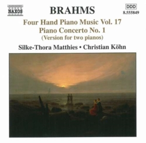 Brahms - 4 Hands Piano Music Vol.17 in der Gruppe Externt_Lager / Naxoslager bei Bengans Skivbutik AB (632862)