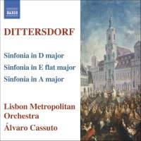 Dittersdorf - Three Symphonies in der Gruppe Externt_Lager / Naxoslager bei Bengans Skivbutik AB (633121)