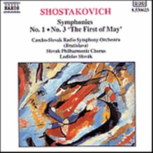 Shostakovich Dmitry - Symphonies 1 & 3 in der Gruppe Externt_Lager / Naxoslager bei Bengans Skivbutik AB (633710)
