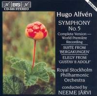 Alfven Hugo - Symphony 5 in der Gruppe Externt_Lager / Naxoslager bei Bengans Skivbutik AB (635276)