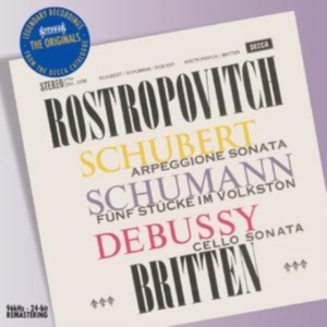 Schubert/ Schumann/ Debussy - Verk För Cello in der Gruppe Övrigt /  bei Bengans Skivbutik AB (636005)
