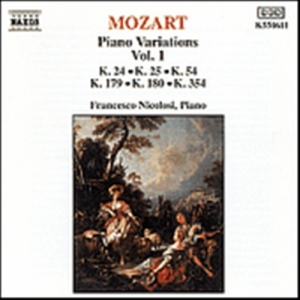 Mozart Wolfgang Amadeus - Piano Variations Vol 1 in der Gruppe CD bei Bengans Skivbutik AB (636730)