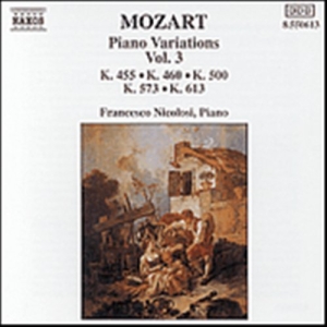 Mozart Wolfgang Amadeus - Piano Variations Vol 3 in der Gruppe Externt_Lager / Naxoslager bei Bengans Skivbutik AB (636732)
