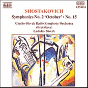 Shostakovich Dmitry - Symphonies 2 & 15 in der Gruppe Externt_Lager / Naxoslager bei Bengans Skivbutik AB (638100)