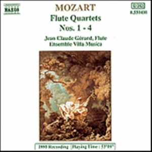 Mozart Wolfgang Amadeus - Flute Quartets 1-4 in der Gruppe CD bei Bengans Skivbutik AB (638227)
