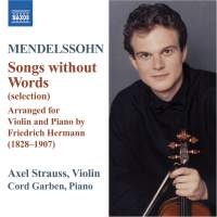 Mendelssohn - Songs Without Words For Violin And in der Gruppe Externt_Lager / Naxoslager bei Bengans Skivbutik AB (639398)