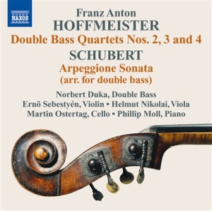 Hoffmeister / Schubert - Double Bass Quartets in der Gruppe Externt_Lager / Naxoslager bei Bengans Skivbutik AB (639662)