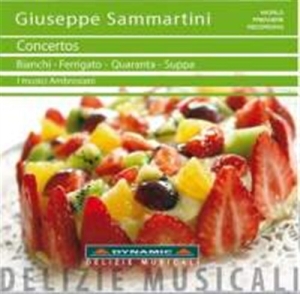 Sammartini - Concertos in der Gruppe Externt_Lager / Naxoslager bei Bengans Skivbutik AB (639975)