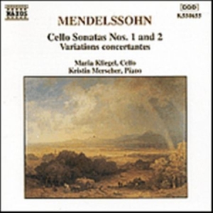 Mendelssohn Felix - Cello Sonatas 1 & 2 in der Gruppe CD / Klassiskt bei Bengans Skivbutik AB (640170)
