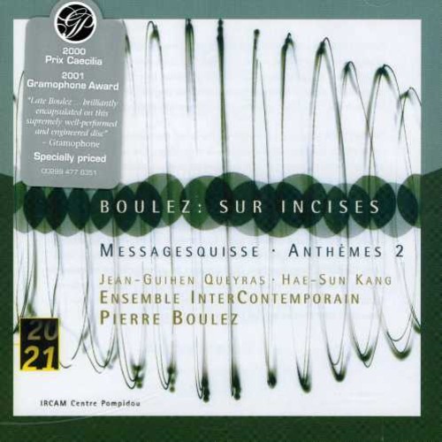 Boulez - Sur Incises, Messagesquisse Mfl in der Gruppe CD / Klassiskt bei Bengans Skivbutik AB (641350)