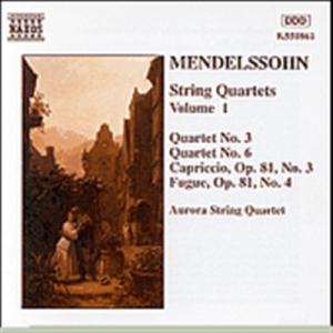 Mendelssohn Felix - String Quartets Vol 1 in der Gruppe Externt_Lager / Naxoslager bei Bengans Skivbutik AB (641862)
