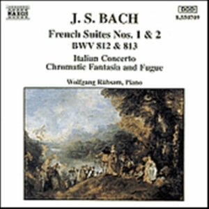 Bach Johann Sebastian - French Suites Nos 1 & 2 in der Gruppe Externt_Lager / Naxoslager bei Bengans Skivbutik AB (641863)