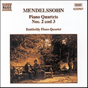 Mendelssohn Felix - Piano Quartets 2 & 3 in der Gruppe CD bei Bengans Skivbutik AB (641869)