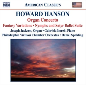 Hanson - Concerto For Organ in der Gruppe Externt_Lager / Naxoslager bei Bengans Skivbutik AB (642446)