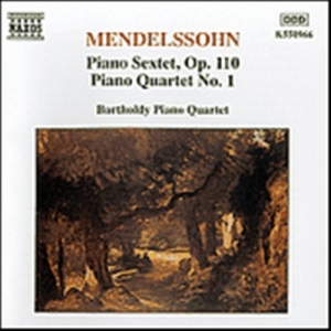 Mendelssohn Felix - Piano Sextet & Quartet in der Gruppe Externt_Lager / Naxoslager bei Bengans Skivbutik AB (642681)