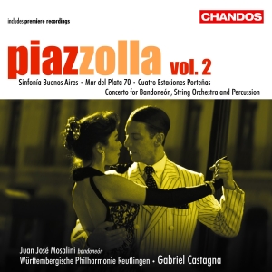 Piazzolla: Castagna - Orchestral Works Vol 2 in der Gruppe CD / Klassiskt,World Music bei Bengans Skivbutik AB (644962)