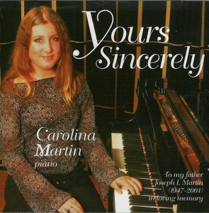 Martin Carolina - Yours Sincerely in der Gruppe Externt_Lager / Naxoslager bei Bengans Skivbutik AB (645550)