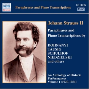 Various - Johann Strauss Ii Piano Transcripti in der Gruppe CD / Klassiskt bei Bengans Skivbutik AB (646371)