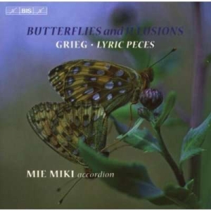 Grieg: Miki - Butterflies And Illusions (Accordio in der Gruppe Externt_Lager / Naxoslager bei Bengans Skivbutik AB (646391)