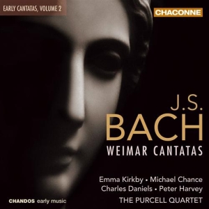 Bach: Kirkby - Weimar Cantatas in der Gruppe CD / Klassiskt bei Bengans Skivbutik AB (647862)