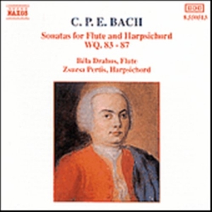 Bach Carl Philipp Emanuel - Flute Sonatas in der Gruppe Externt_Lager / Naxoslager bei Bengans Skivbutik AB (648020)