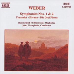 Weber Carl Maria Von - Symphony Nos 1 & 2 in der Gruppe CD / Klassiskt bei Bengans Skivbutik AB (648026)