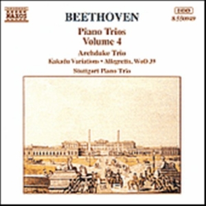 Beethoven Ludwig Van - Piano Trios Vol 4 in der Gruppe CD bei Bengans Skivbutik AB (648035)