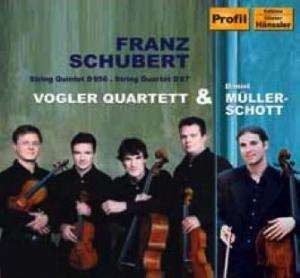 Schubert (Vogler Qt/Muller Schott) - String Quintet & Quartet in der Gruppe CD / Klassiskt bei Bengans Skivbutik AB (648295)