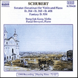 Schubert Franz - Sonatas For Violin & Piano in der Gruppe Externt_Lager / Naxoslager bei Bengans Skivbutik AB (649766)