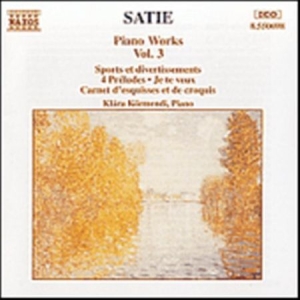 Satie Erik - Piano Works Vol 3 in der Gruppe CD bei Bengans Skivbutik AB (649825)