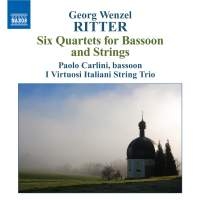 Ritter - Six Quartets For Bassoon And String in der Gruppe Externt_Lager / Naxoslager bei Bengans Skivbutik AB (650041)