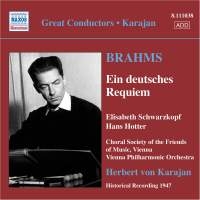 Brahms: Karajan/ Schwarzkopf - Ein Deutsches Requiem in der Gruppe Externt_Lager / Naxoslager bei Bengans Skivbutik AB (650047)