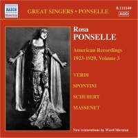 Rosa Ponselle - American Recordings Vol 3 in der Gruppe Externt_Lager / Naxoslager bei Bengans Skivbutik AB (650067)