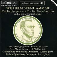 Stenhammar Wilhelm - Symphony 1/2 & Piano Concerto in der Gruppe CD bei Bengans Skivbutik AB (650477)