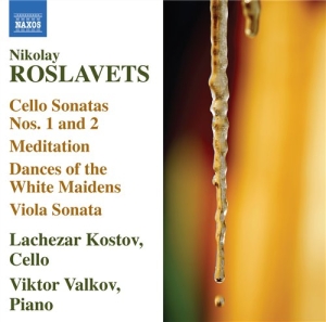 Roslavets - Works For Cello And Piano in der Gruppe Externt_Lager / Naxoslager bei Bengans Skivbutik AB (650817)