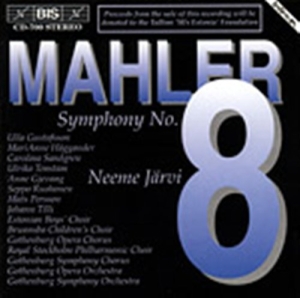 Mahler Gustav - Symphony 8 (Järvi) in der Gruppe Externt_Lager / Naxoslager bei Bengans Skivbutik AB (651090)