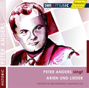 Various Composers - Peter Anders Singt Arien Und Lieder in der Gruppe Externt_Lager / Naxoslager bei Bengans Skivbutik AB (651857)